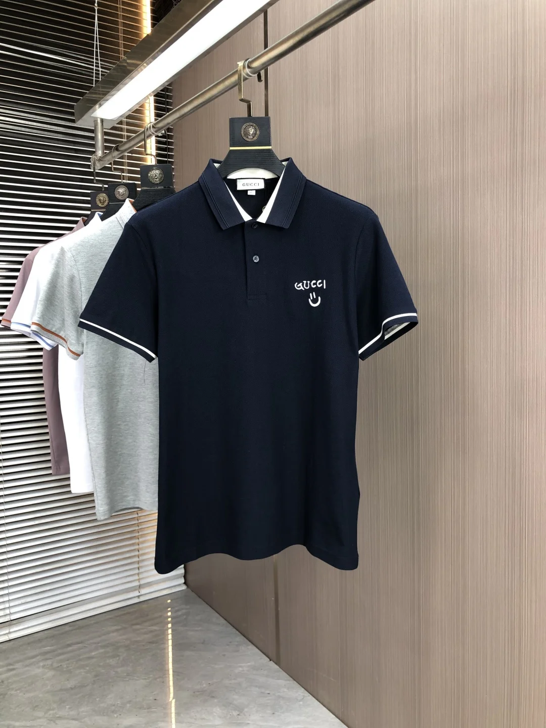 Gucci Spring and summer new men s logo short-sleeve polo shirt Gucci Spring and summer new men s logo short-sleeve polo shirt