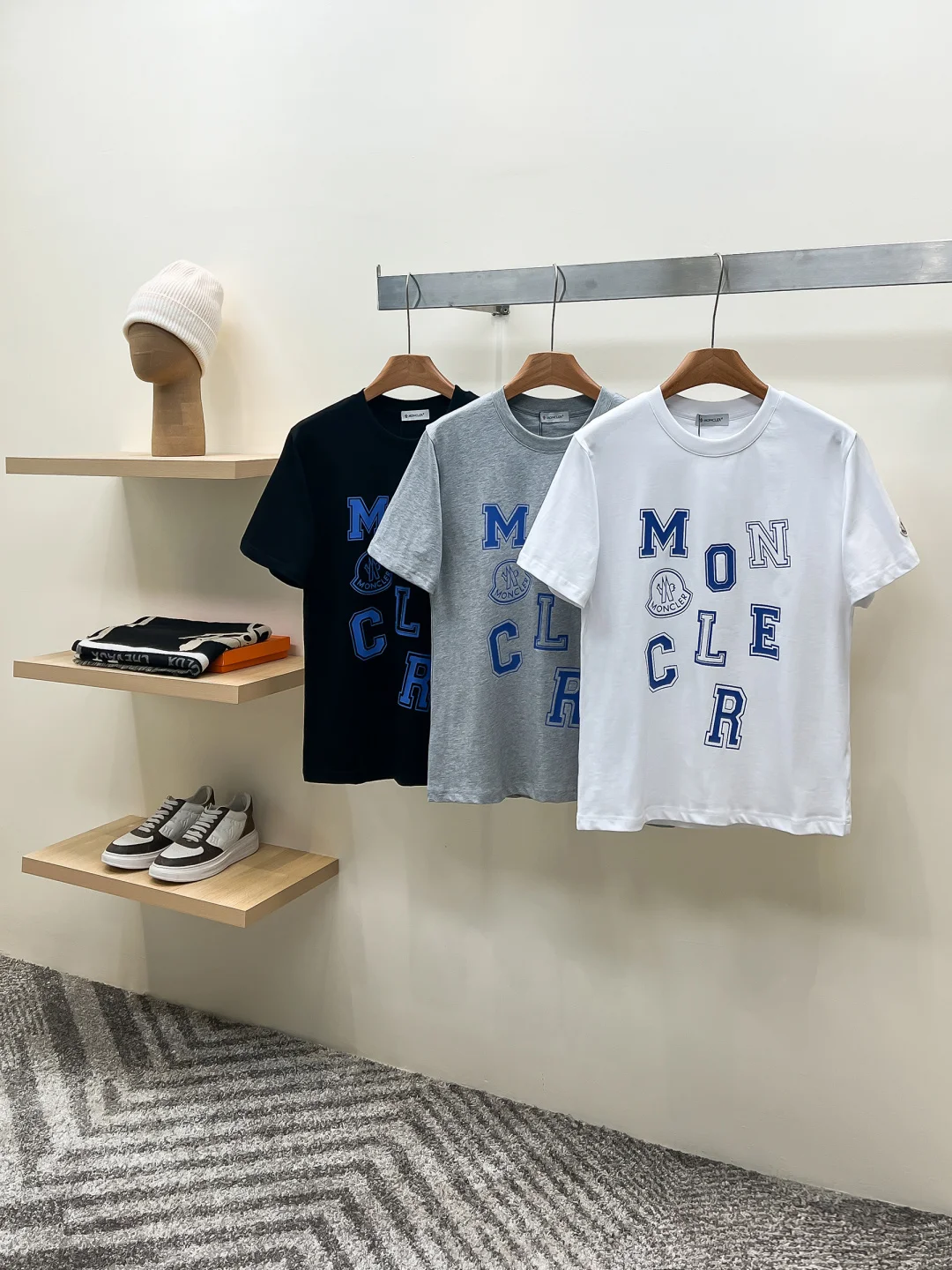 Moncler War Horse Series Short Sleeve Round Neck T-Shirt