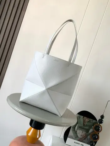 9029 Smooth Cowhide Leather Geometric Handbag Women s Shoulder Bag Replica Loewe womens bags