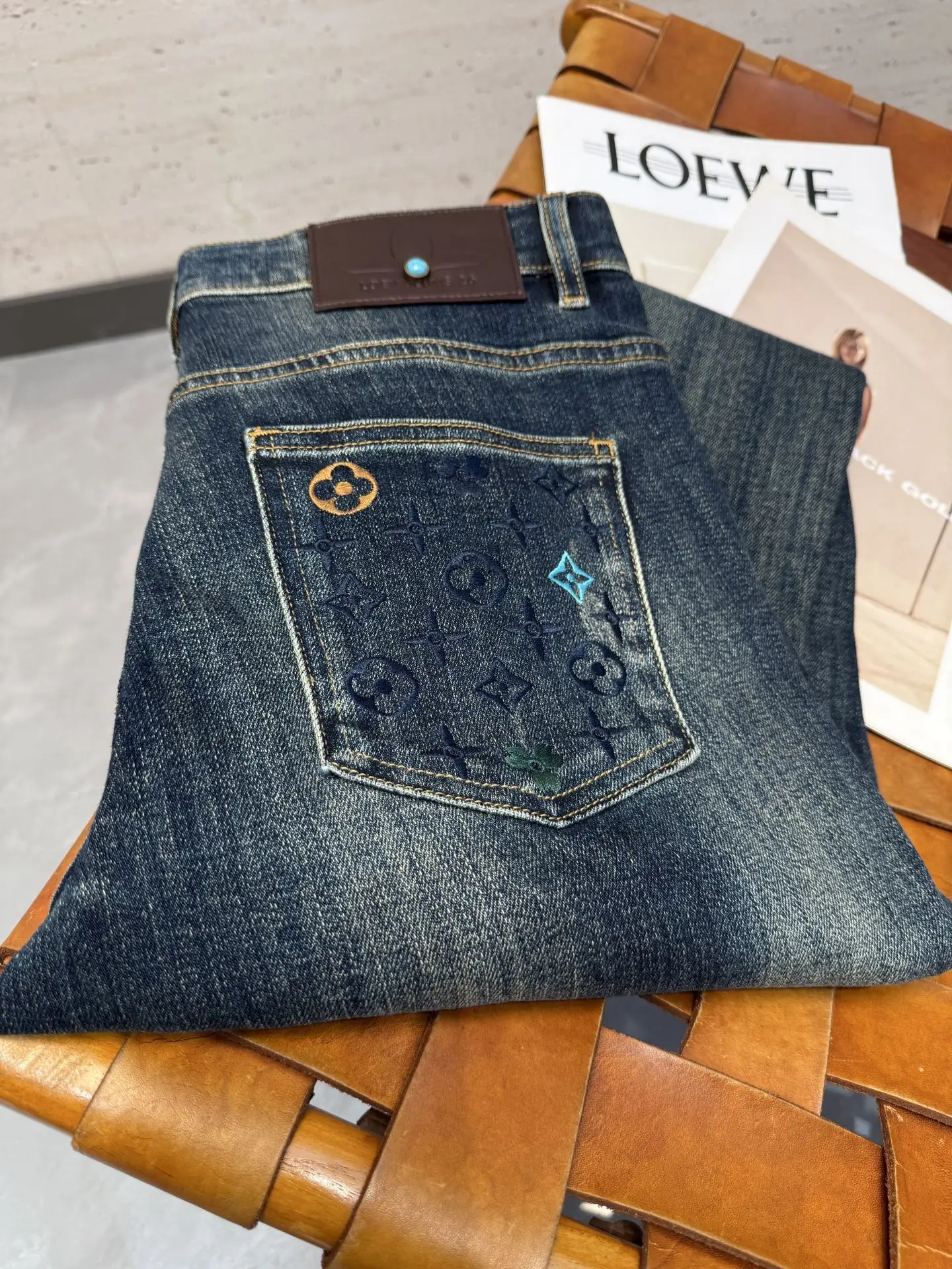 Louis Vuitton Spring and summer men s straight-leg jeans