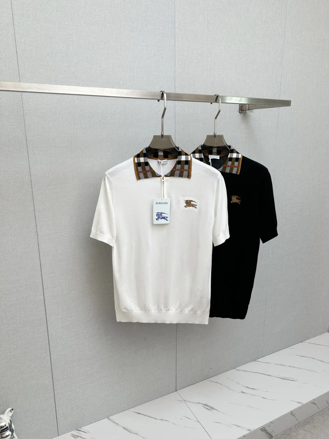 Burberry Men s Polo Shirt with Turn-down Collar and Short Sleeves Burberry Men s Polo Shirt with Turn-down Collar and Short Sleeves