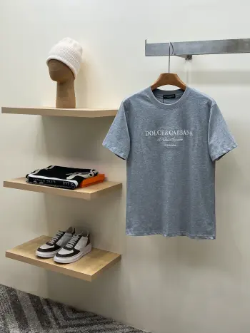 Latest short-sleeve round-neck T-shirt Replica Dolce Gabbana Tshirts and Polos