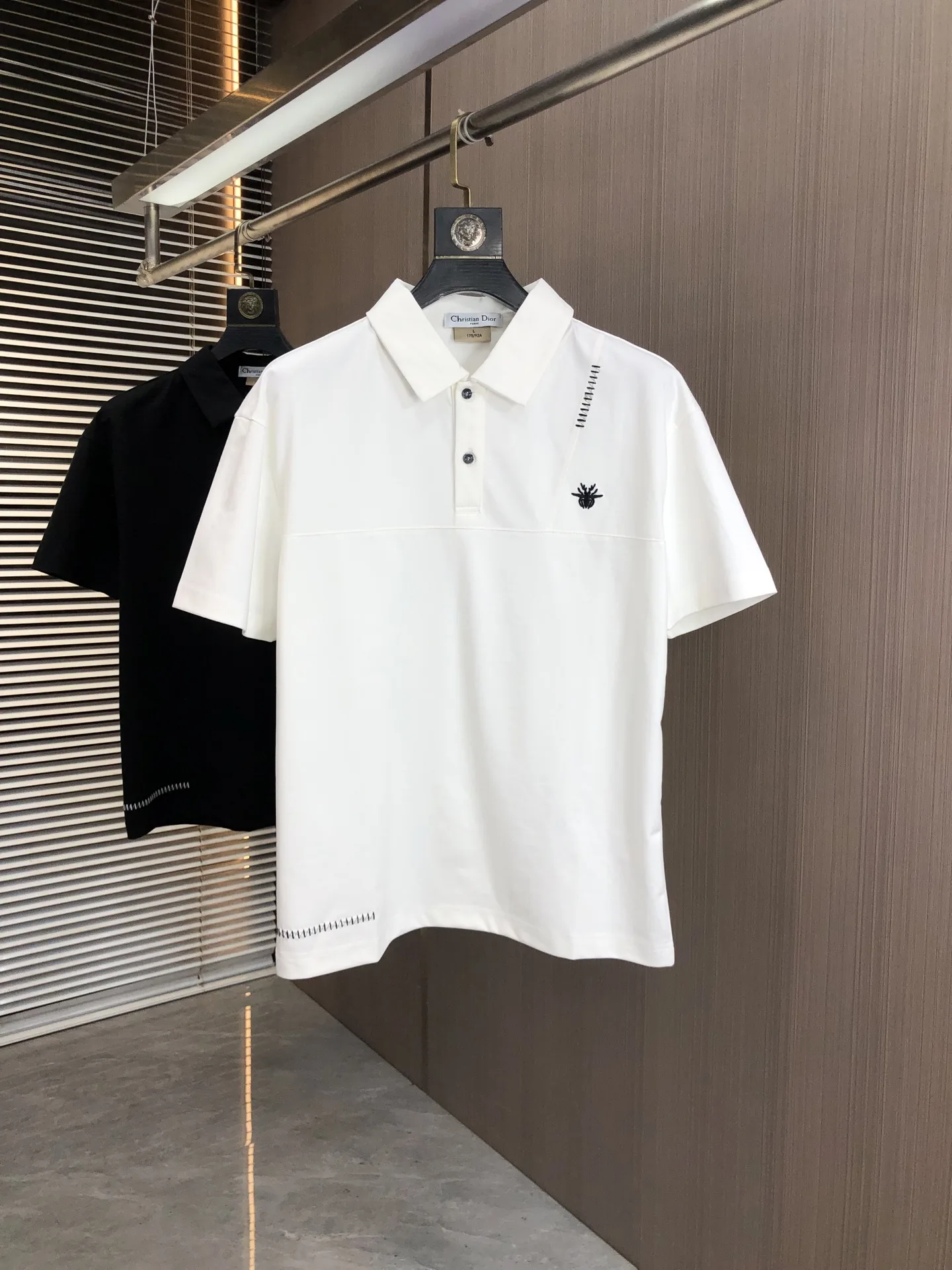 Dior Old Maple Casual Polo Shirt with Collar Dior Old Maple Casual Polo Shirt with Collar