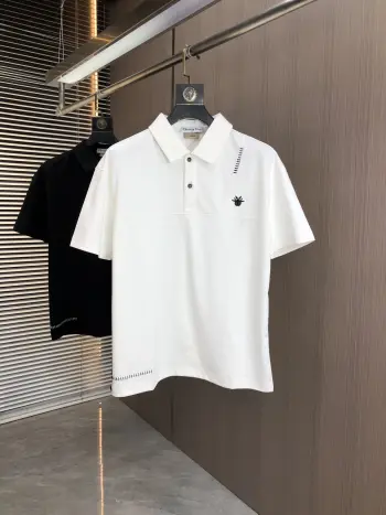 Old Maple Casual Polo Shirt with Collar Replica Dior Tshirts and Polos