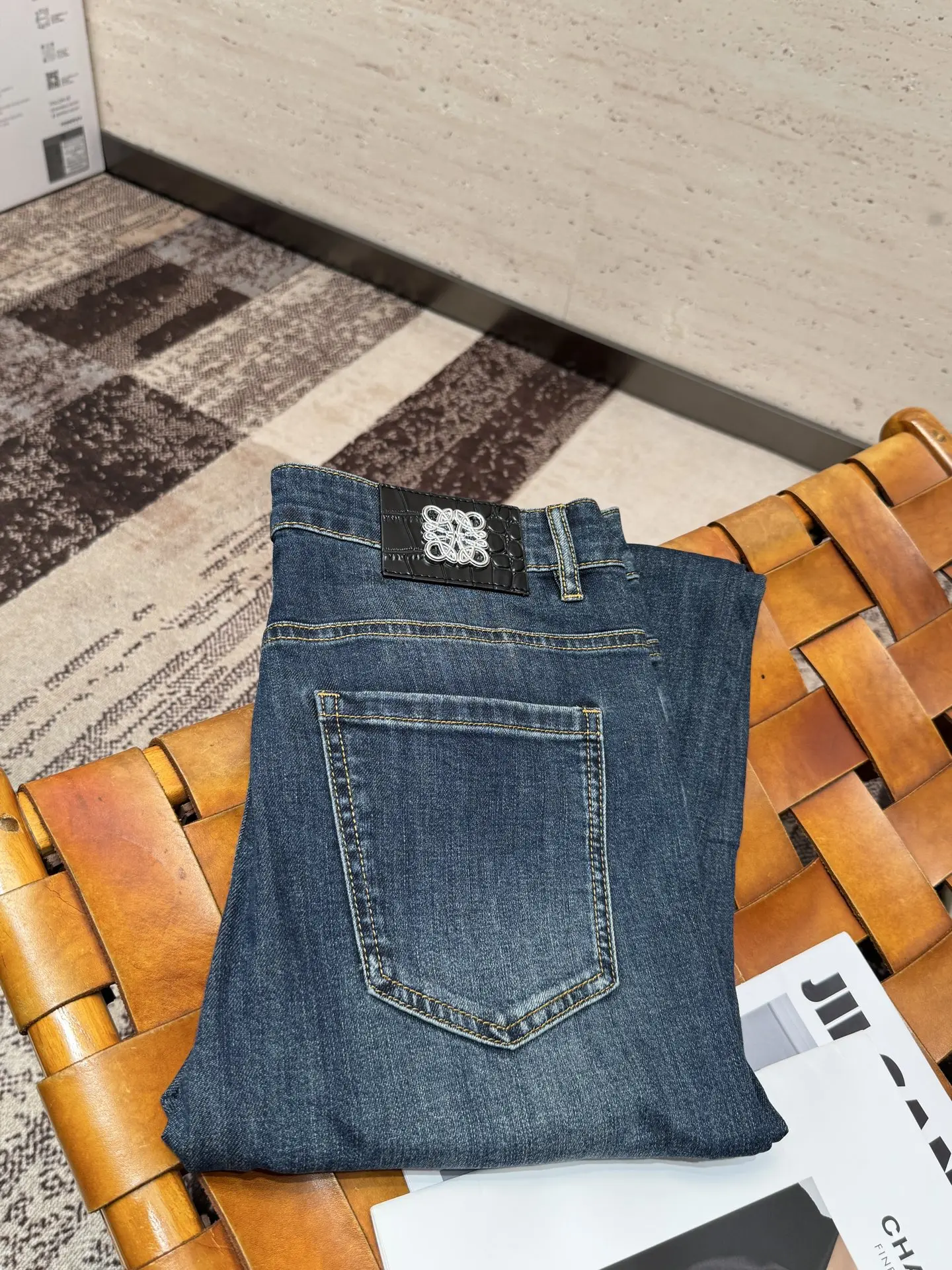 Loewe Spring and summer men s straight-leg jeans Loewe Spring and summer men s straight-leg jeans