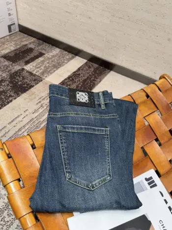 Spring and summer men s straight-leg jeans Replica Loewe Jeans