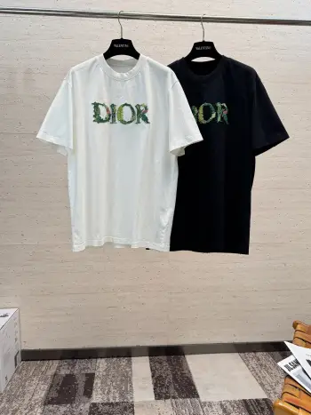 New Spring/Summer Casual Men s Round Neck Short Sleeve Replica Dior Tshirts and Polos