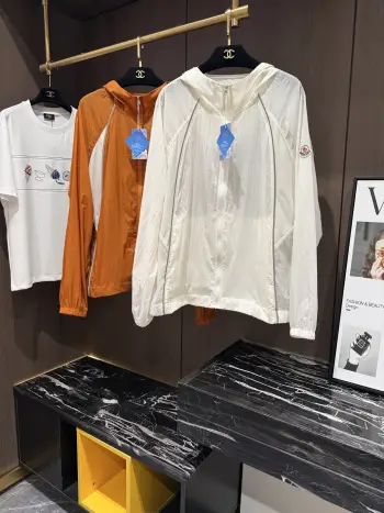 Unisex sunscreen jacket couple outfit Replica Moncler Hoodies and Sweatshirts