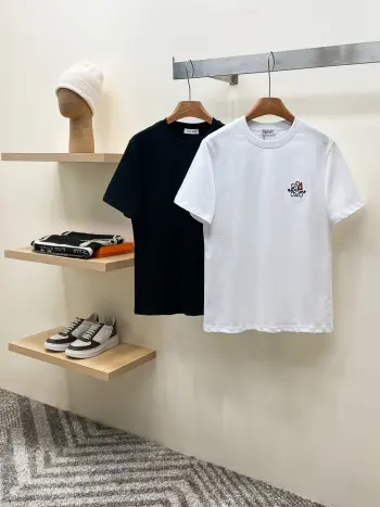Eye Embroidery Short Sleeve T-Shirt Replica Loewe Tshirts and Polos