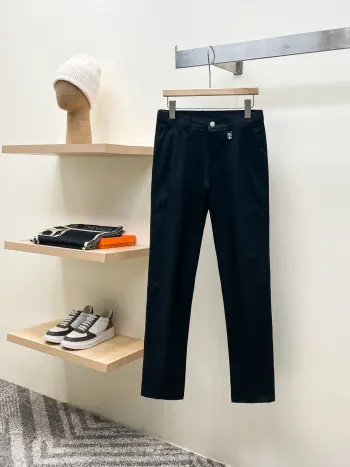 New Men s Combed Cotton Blend Casual Pants  Replica Brunello Cucinelli Pants and Trousers