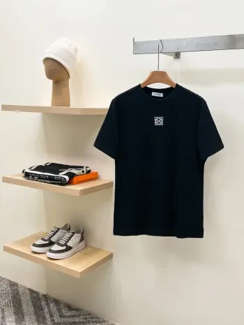 New short-sleeve round-neck T-shirt Replica Loewe Tshirts and Polos