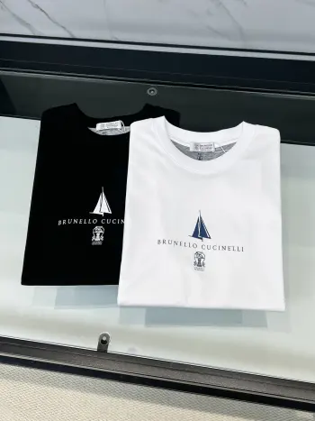 New Original Men s Casual Short Sleeve T-Shirt Replica Brunello Cucinelli Tshirts and Polos