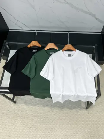Latest women s embroidered short-sleeve shirt Replica Dior Tshirts and Polos