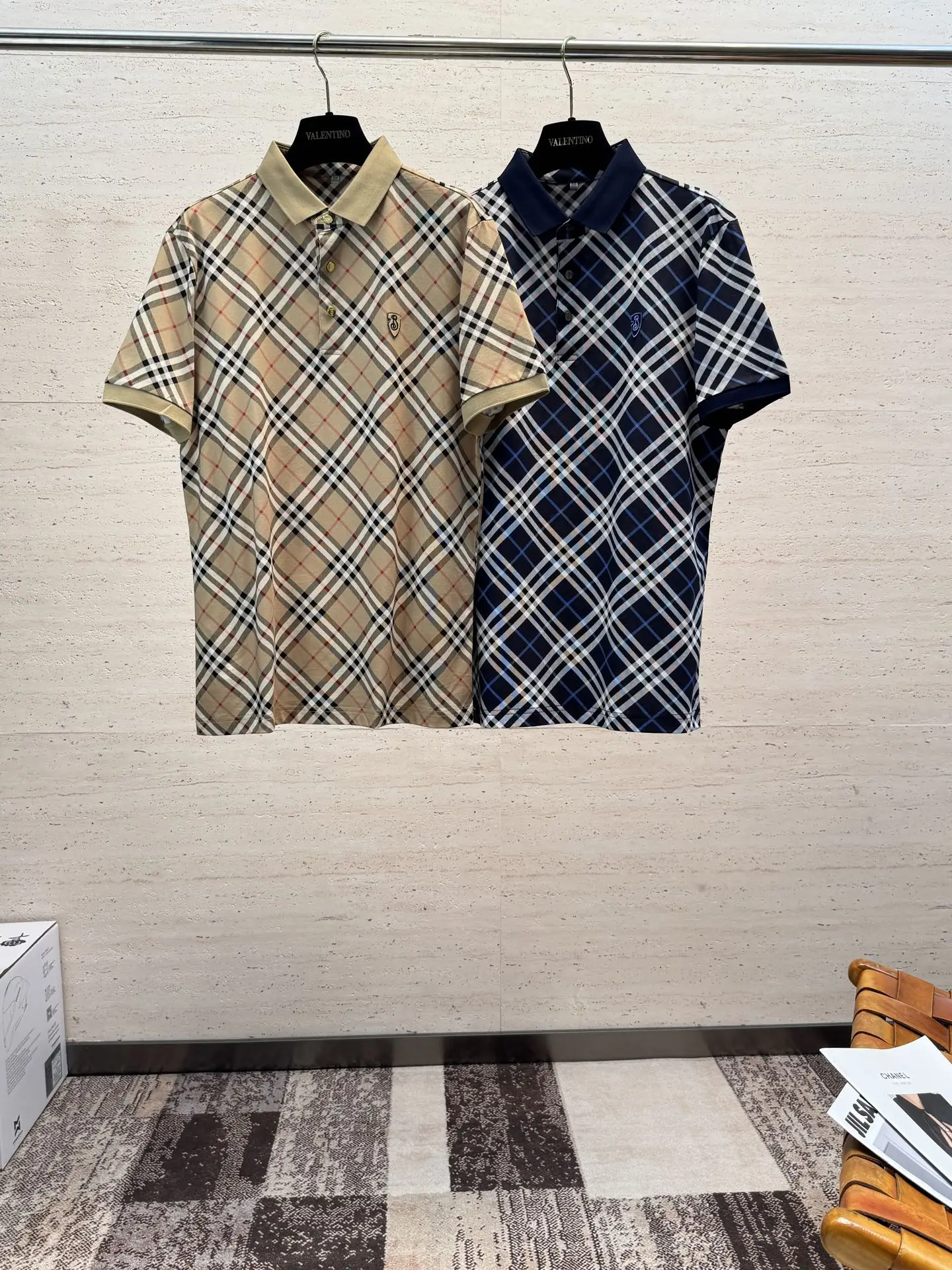 Burberry S Spring and Summer Men s Short Sleeve POLO