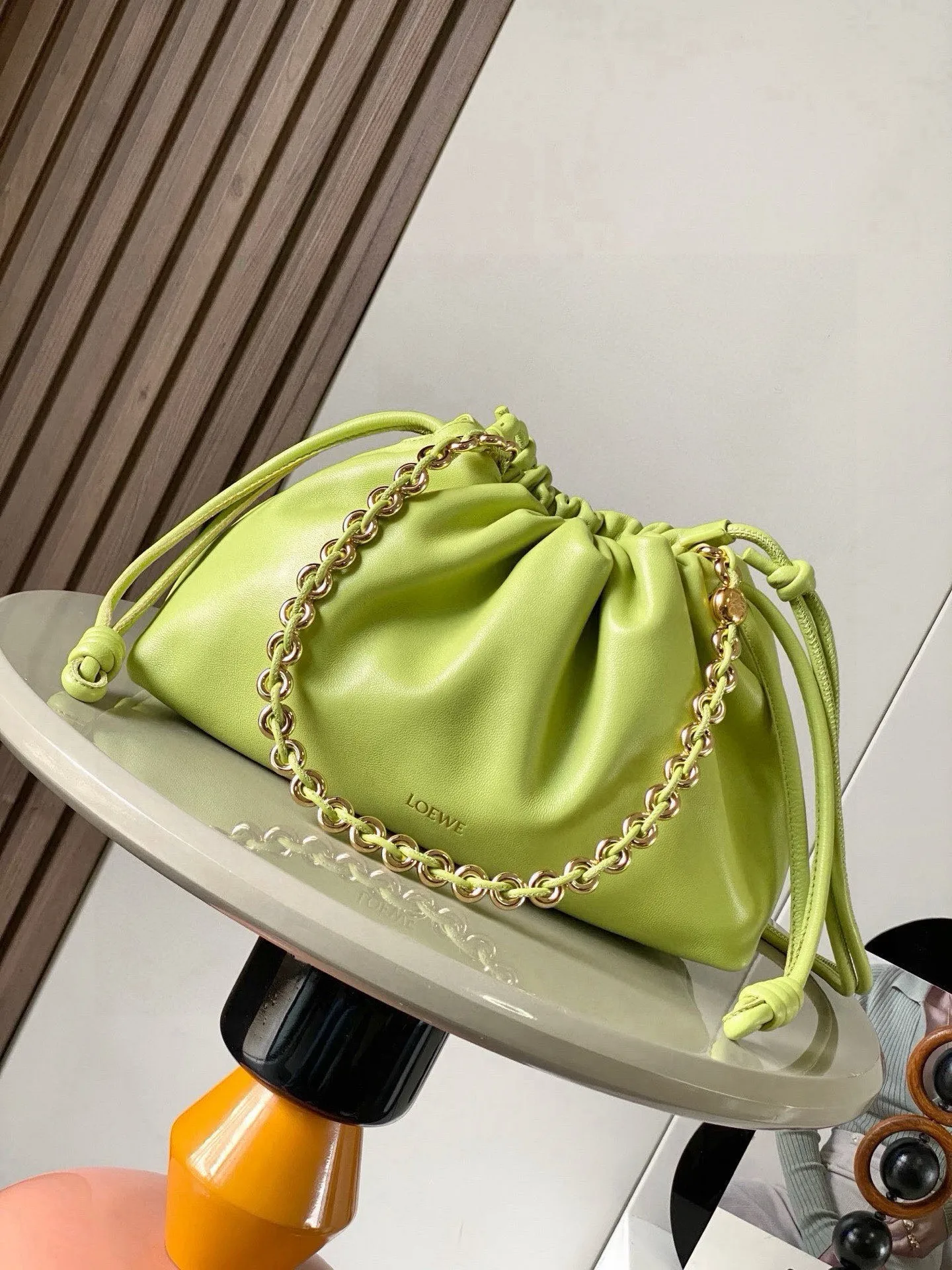 Loewe 9057 Soft Napa Lambskin Clutch Women s Shoulder Bag
