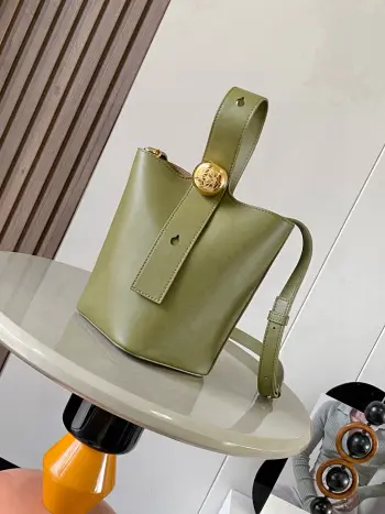 9047 Mini Soft Grain Cowhide Leather Bucket Bag Women s Crossbody Bag Replica Loewe womens bags