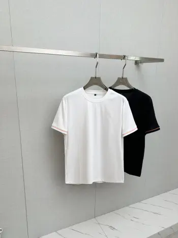 Spring and summer new short-sleeved T-shirts Replica Hermes Tshirts and Polos