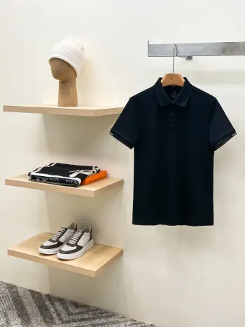 Latest short-sleeve round-neck T-shirt Replica Zegna Tshirts and Polos