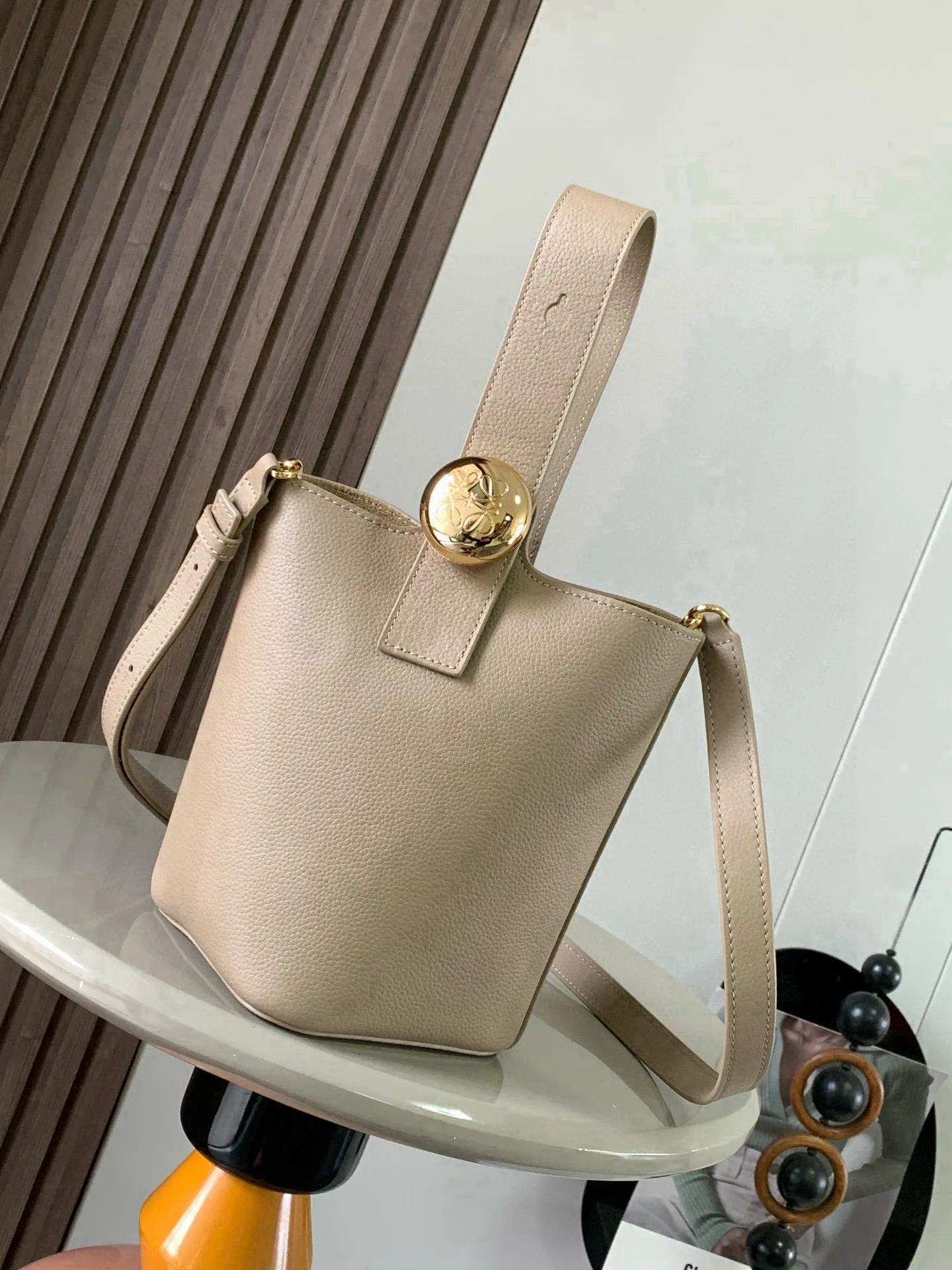 Loewe 9047 Mini Soft Grain Cowhide Leather Bucket Bag Women s Crossbody Bag Loewe 9047 Mini Soft Grain Cowhide Leather Bucket Bag Women s Crossbody Bag