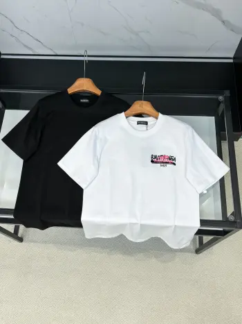 New short-sleeve T-shirt Replica Balenciaga Tshirts and Polos