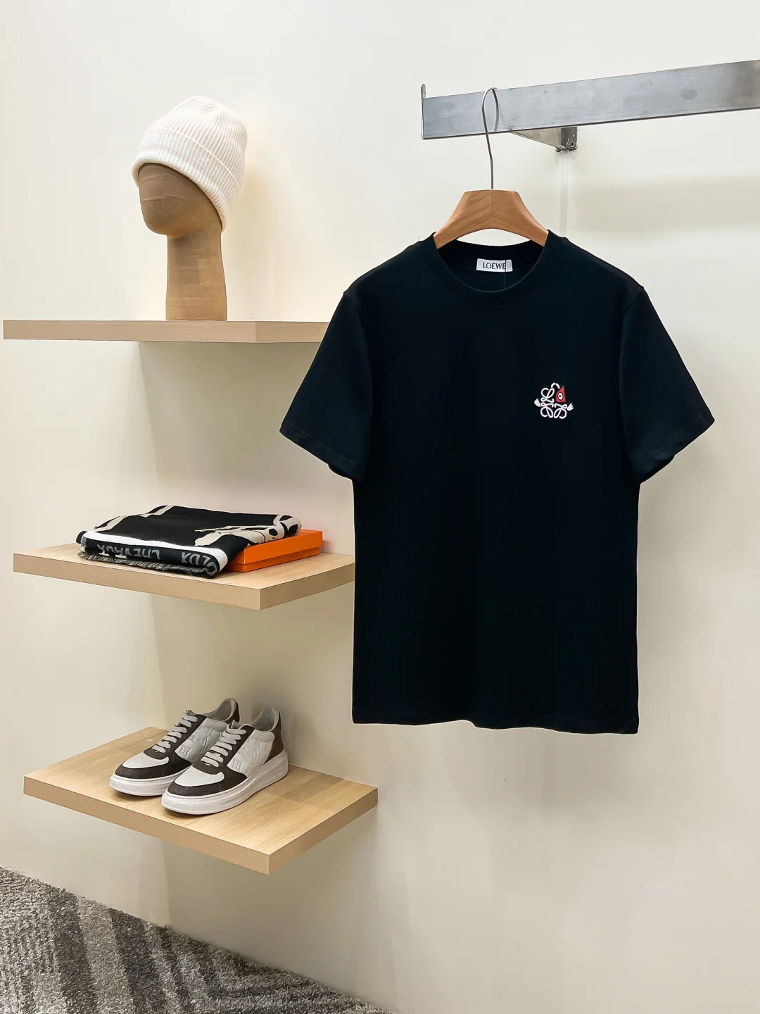 Loewe Eye Embroidery Short Sleeve T-Shirt