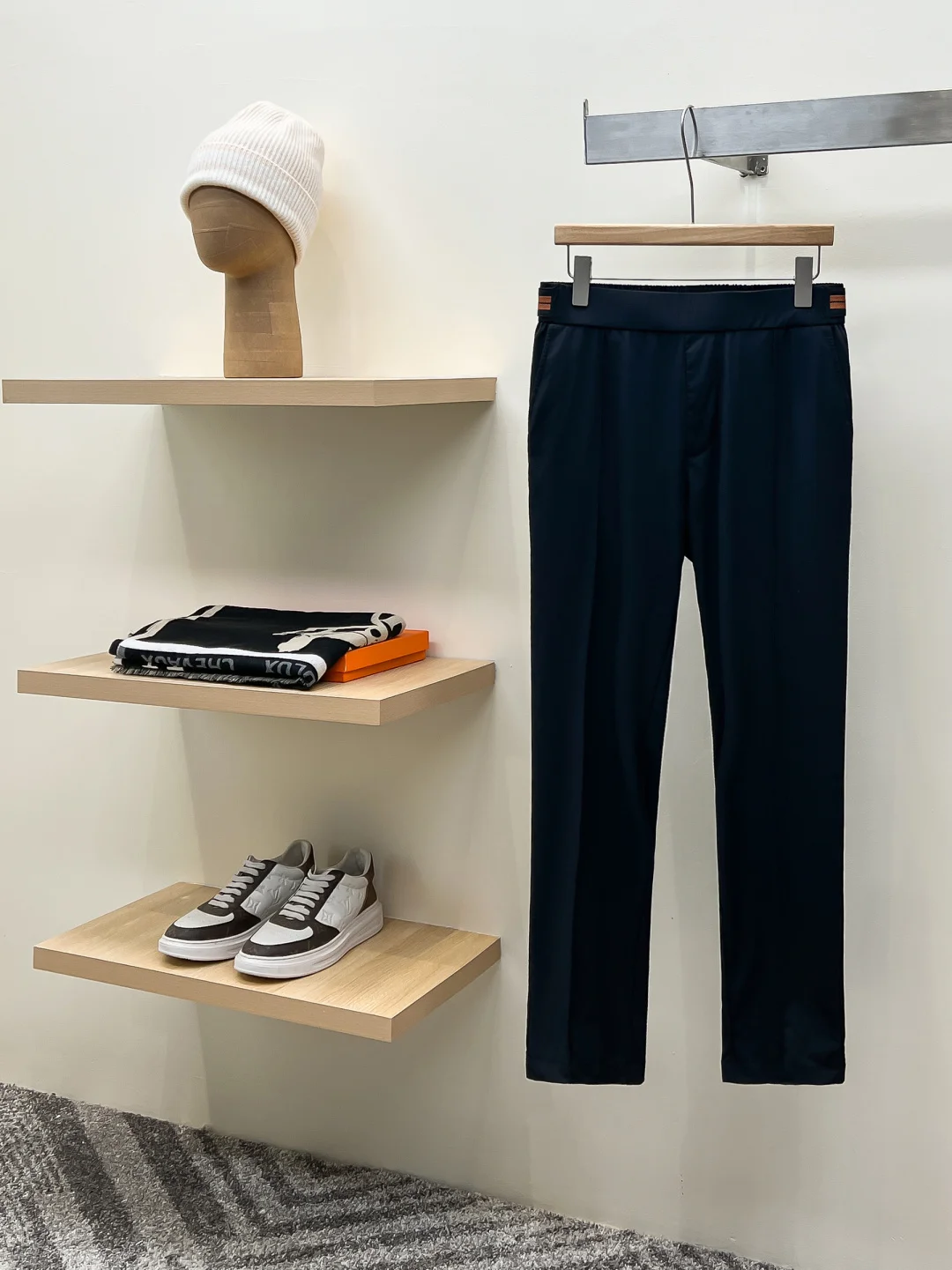 Zegna New Men s Combed Cotton Blended Casual Pants Zegna New Men s Combed Cotton Blended Casual Pants