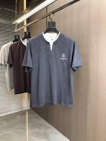 Spring and summer new fashion round neck short sleeves Replica Brunello Cucinelli Tshirts and Polos