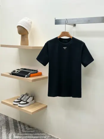 New short-sleeve T-shirt Replica Prada Tshirts and Polos