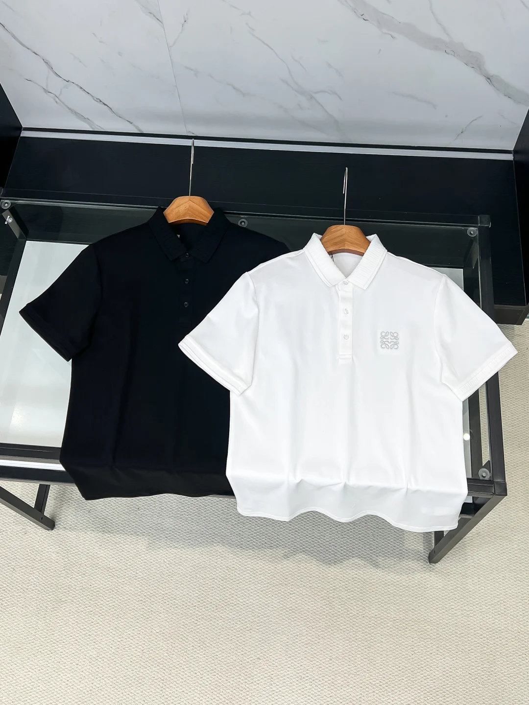 Loewe Latest men s short-sleeve polo shirt with collar