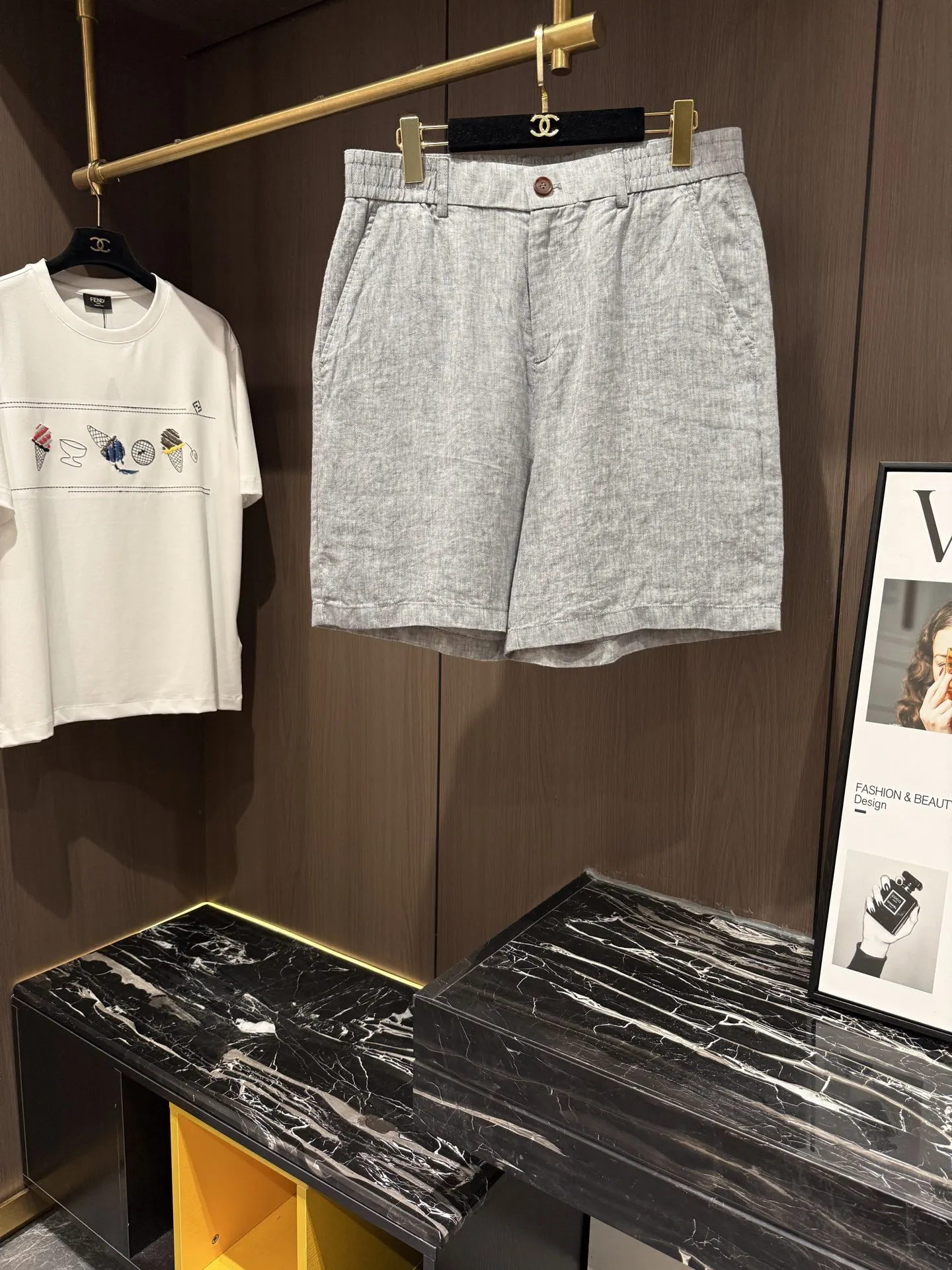 Loro Piana Summer Linen Casual Shorts Loro Piana Summer Linen Casual Shorts