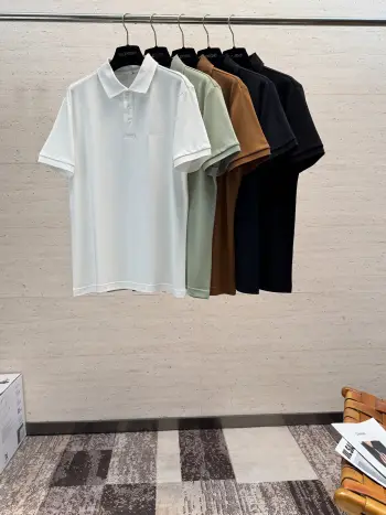 S Spring/Summer Men s Short Sleeve Polo Replica Loro Piana Tshirts and Polos