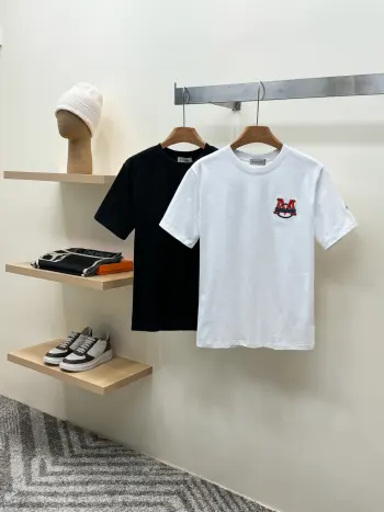 Latest unisex short-sleeve T-shirts Replica Moncler Tshirts and Polos