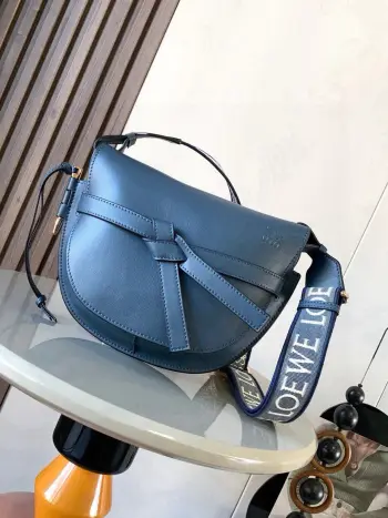 9004 Letter Wide Shoulder Strap Saddle Bag Women s Crossbody Bag Replica Loewe womens bags