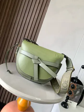 9004 Letter Wide Shoulder Strap Saddle Bag Women s Crossbody Bag Replica Loewe womens bags