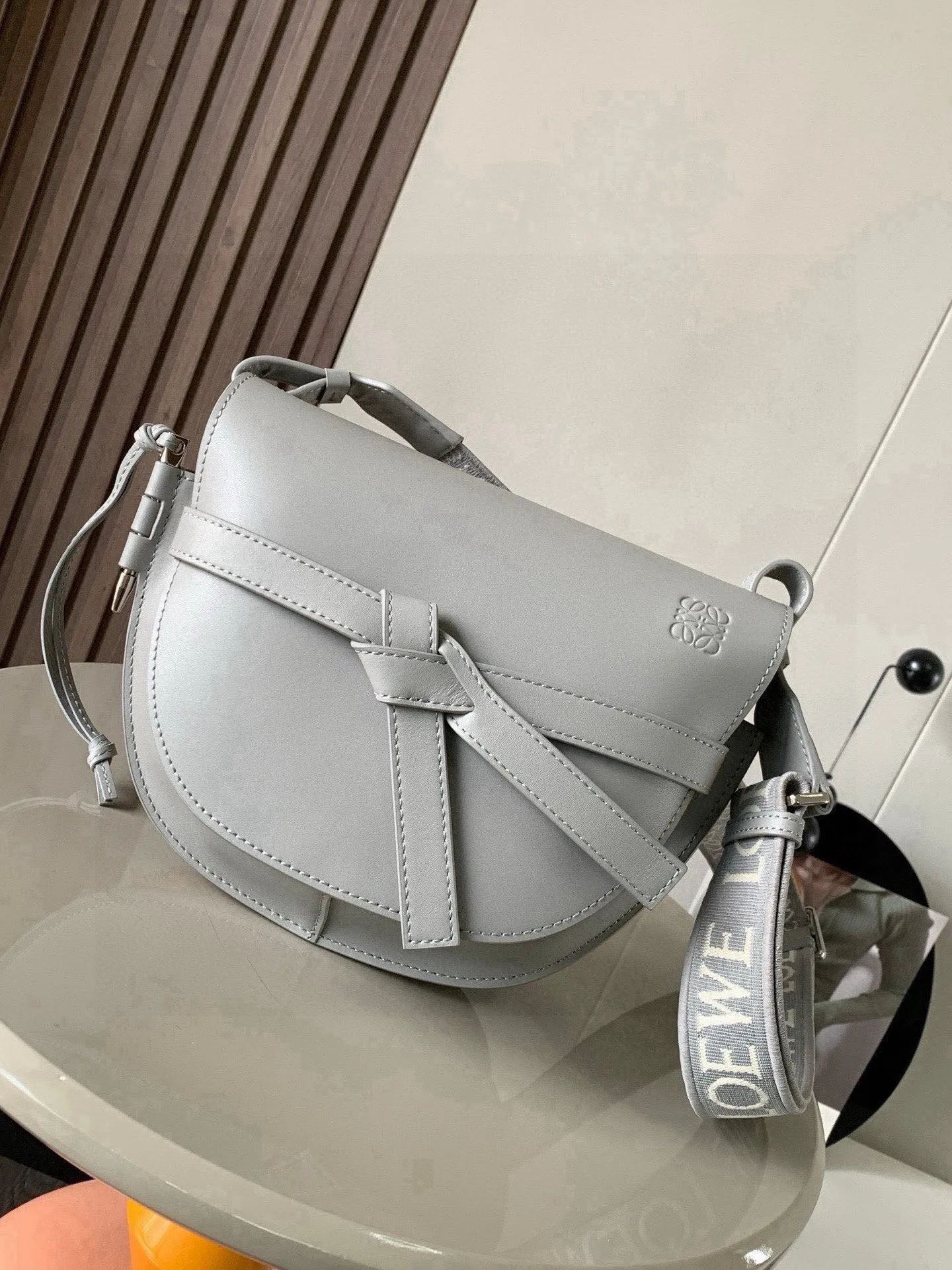 Loewe 9004 Letter Wide Shoulder Strap Saddle Bag Women s Crossbody Bag