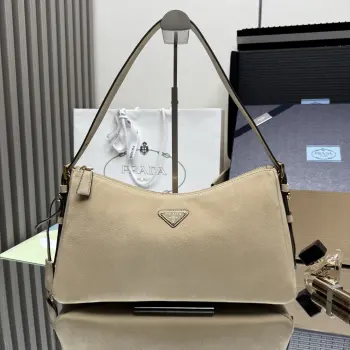 1BC231 Suede Underarm Bag Women s Crossbody Bag Replica Prada womens bags