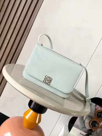 9067 Silk Cowhide Leather Handbag Women s Crossbody Bag Replica Loewe womens bags