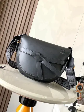 9004 Letter Wide Shoulder Strap Saddle Bag Women s Crossbody Bag Replica Loewe womens bags