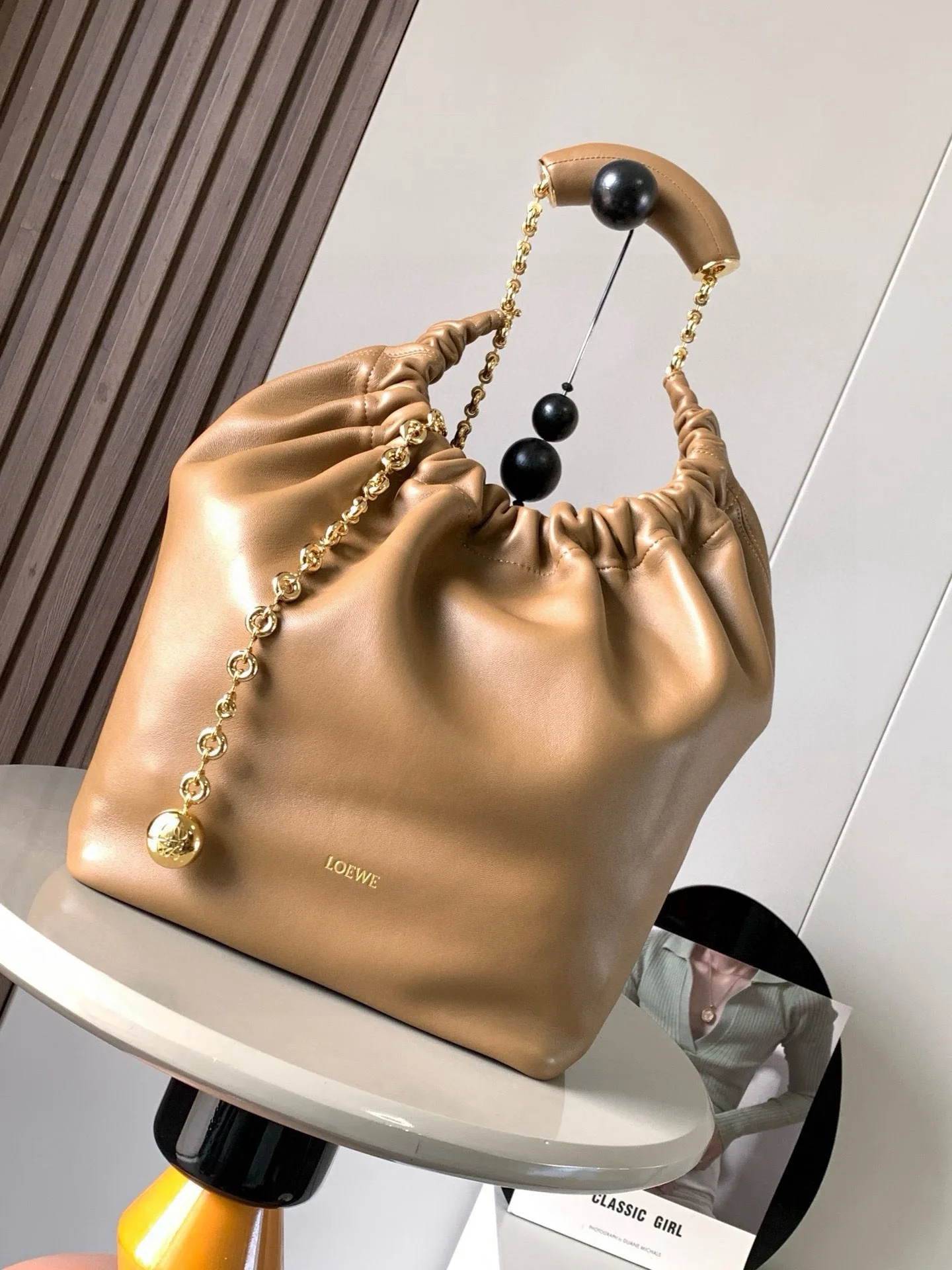 Loewe 9041 Napa lambskin handbag women s shoulder bag