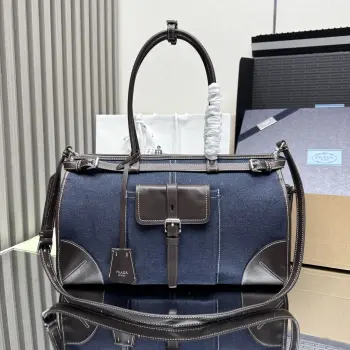 1BA433 Large Denim Bag Women s Crossbody Bag Replica Prada womens bags