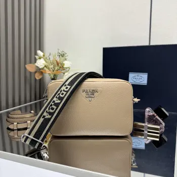 1BH082 Suede Leather Double Shoulder Strap Bag Women s Crossbody Bag Replica Prada womens bags