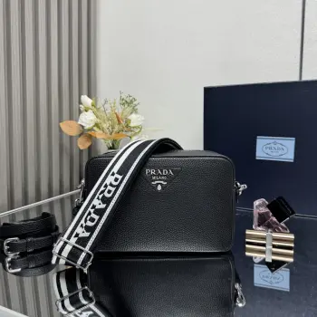 1BH082 Suede Leather Double Shoulder Strap Bag Women s Crossbody Bag Replica Prada womens bags