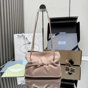 1BG586 One-Shoulder Cloud Bag Women s Crossbody Bag Replica Prada womens bags