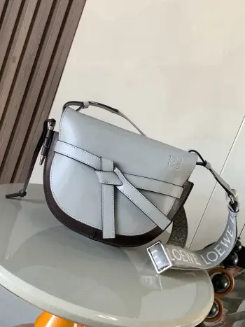 9004 Letter Wide Shoulder Strap Saddle Bag Women s Crossbody Bag Replica Loewe womens bags