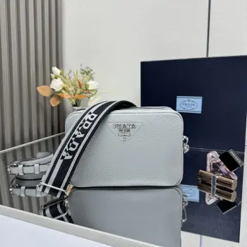 1BH082 Suede Leather Double Shoulder Strap Bag Women s Crossbody Bag Replica Prada womens bags