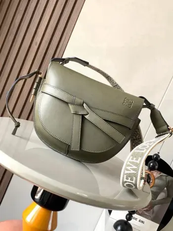 9004 Letter Wide Shoulder Strap Saddle Bag Women s Crossbody Bag Replica Loewe womens bags
