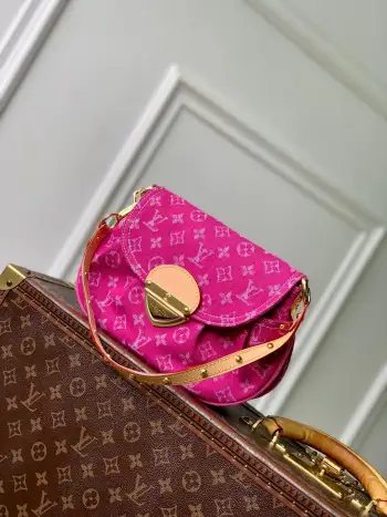 M46829 Cotton Yarn Canvas Handbag Women s Shoulder Bag Replica Louis Vuitton womens bags