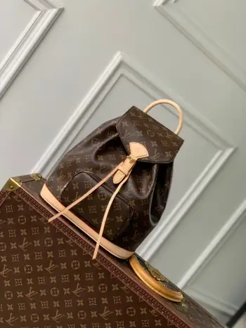 M11198 Mengsuri Mini Backpack Double Shoulder Bag Replica Louis Vuitton backpacks