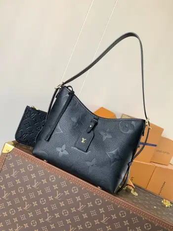 M47180 Elephant Grey Embossed Handbag Women s Shoulder Bag Replica Louis Vuitton womens bags