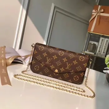 M61276 Canvas Messenger Bag Women s Crossbody Bag Replica Louis Vuitton womens bags